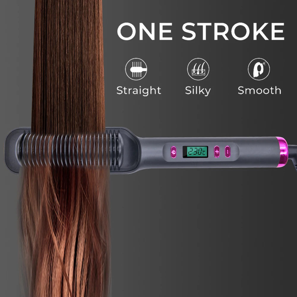 Electric Hair Straightener Comb