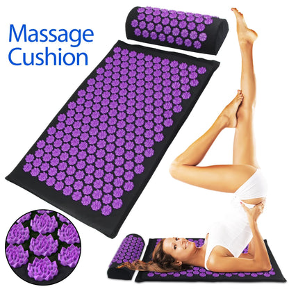 Acupressure Yoga Mat & Pillow Set